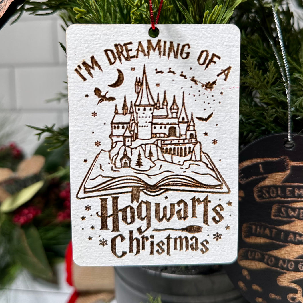 Dreaming Of A HP Christmas Ornament