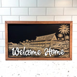 Welcome Home Polynesian | Vacation Club Framed Sign