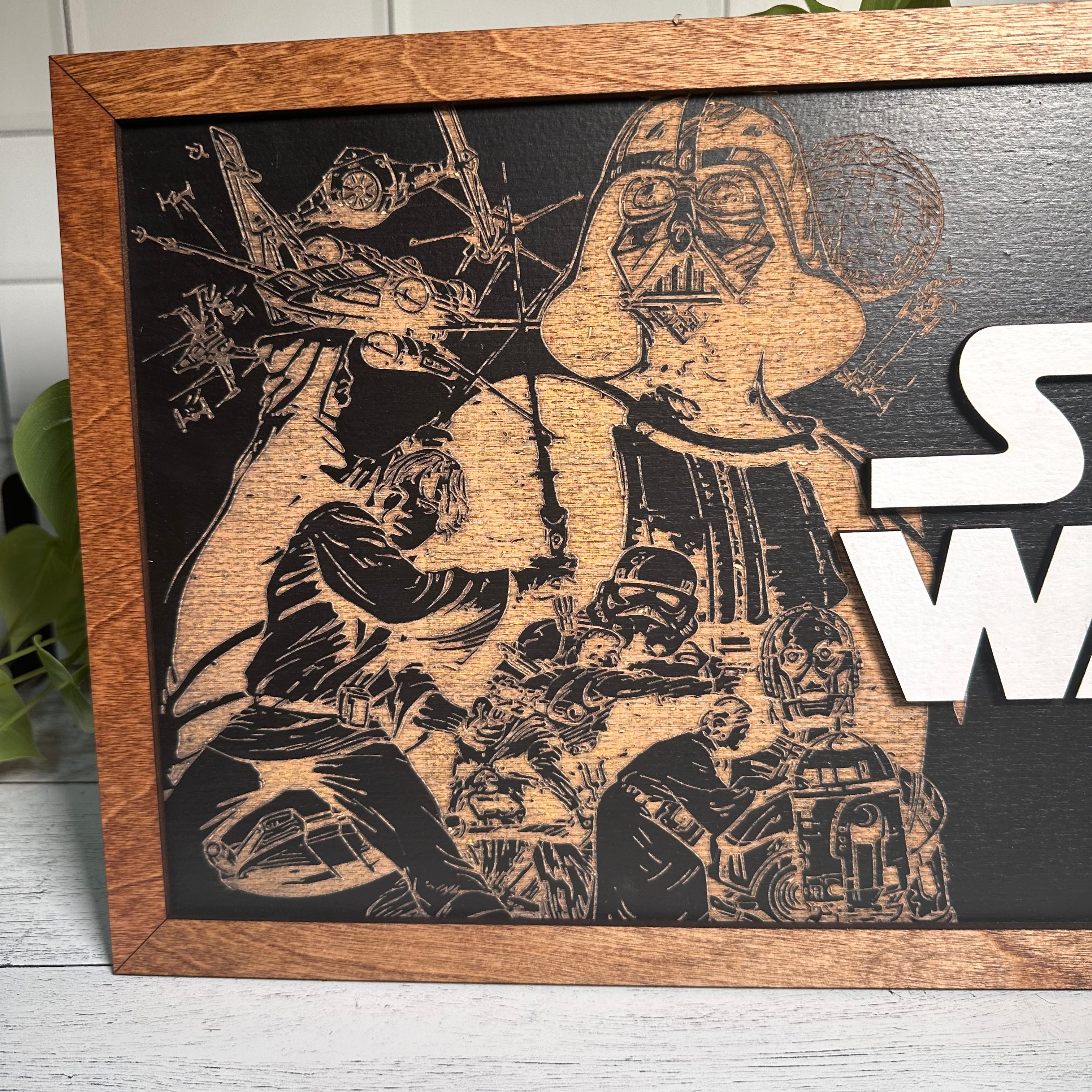 Star Wars | Classic Poster Art Framed Sign - Handmade by JRW Design Co.