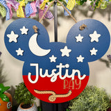 Enchanted Ears | Sorcerer Personalized Name Sign