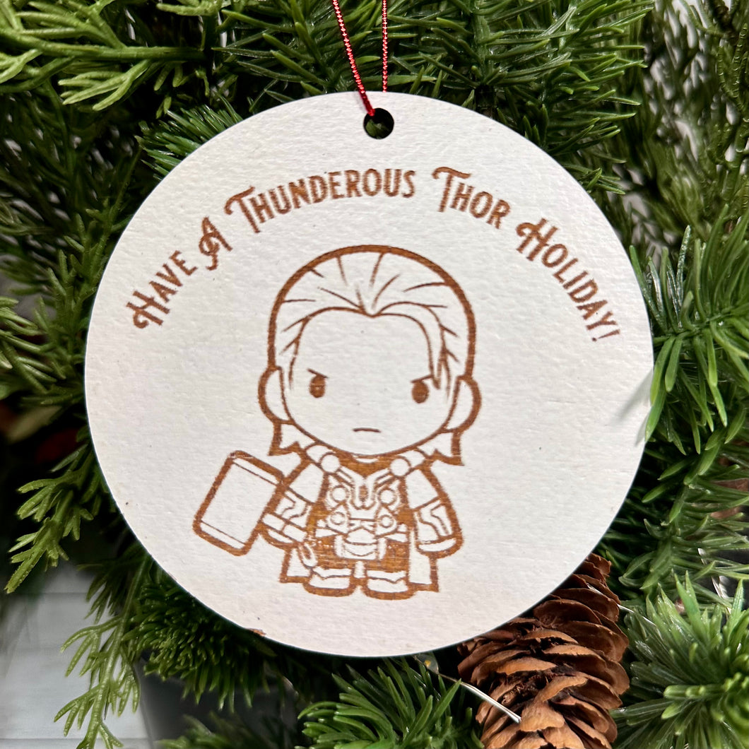 Thunderous Holiday Christmas Ornament