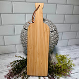 Kingdom Wooden Bread / Charcuterie Cutting Board with Handle XO
