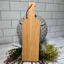 Load image into Gallery viewer, Kingdom Wooden Bread / Charcuterie Cutting Board with Handle XO
