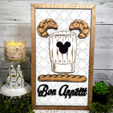 Bon Appetit | French Kitchen Park-Inspired Framed Sign - Handmade by JRW Design Co.