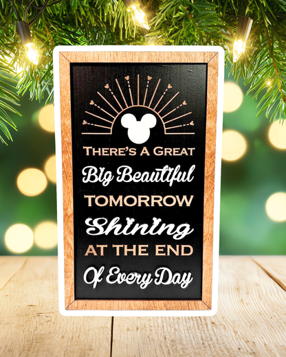 Big Beautiful Park-Inspired Framed Sign