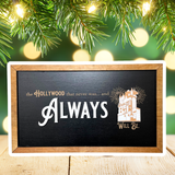 The Hollywood That Never Was | Tower Hotel Tribute Framed Sign - Handmade by JRW Design Co.