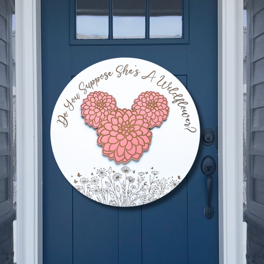 Wildflower Wall Sign