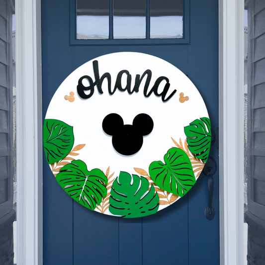 Ohana Wall Sign