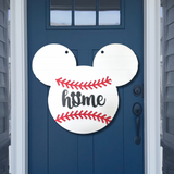 Baseball Mouse Wall Sign