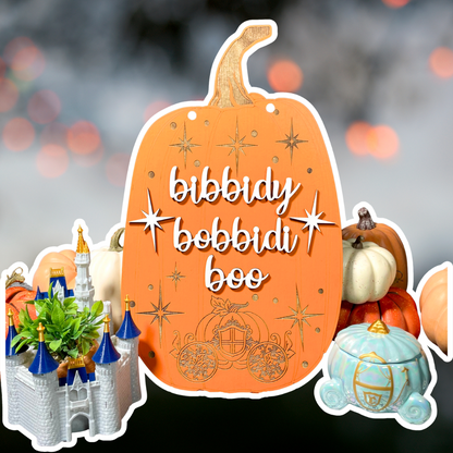 Boo Pumpkin Sign