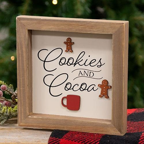 Magical Cookies & Cocoa Dimensional Framed Sign