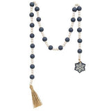Snowflake Charm Beaded Garland