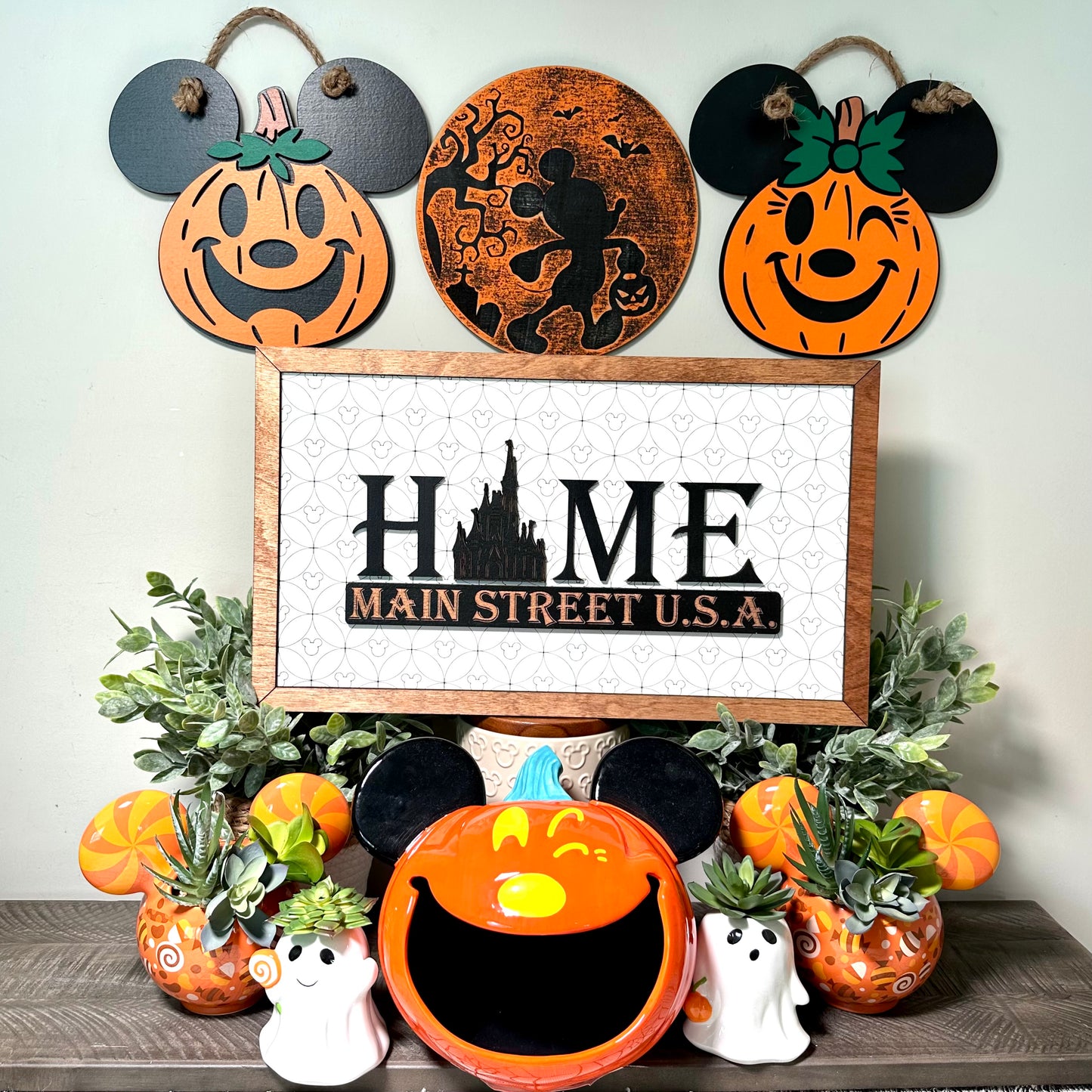HOME | Main Street U.S.A. Park-Inspired Framed Sign