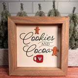 Magical Cookies & Cocoa Dimensional Framed Sign