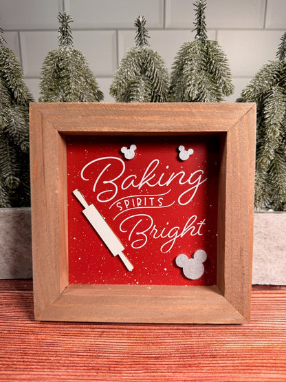 Magical Baking Spirits Bright Framed Sign