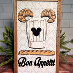 Bon Appetit | French Kitchen Park-Inspired Framed Sign