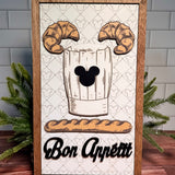 Bon Appetit | French Kitchen Park-Inspired Framed Sign