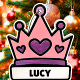 Enchanting Crown Ornament—Customizable
