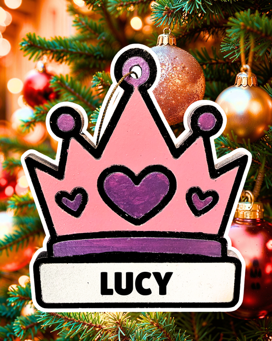 Enchanting Crown Ornament—Customizable