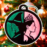 Light & Dark Wicked Witch Ornament