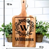 The Everyday Board CUSTOM Charcuterie and Cutting Board – 6" x 12" Acacia