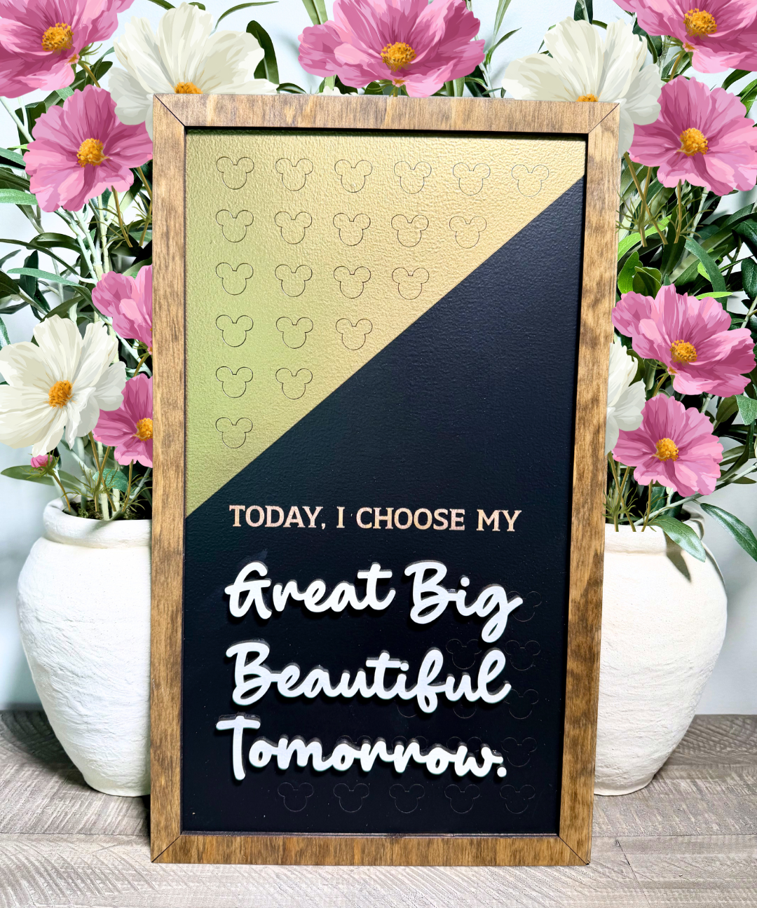 Great Big Beautiful Tomorrow | Affirmation Framed Sign