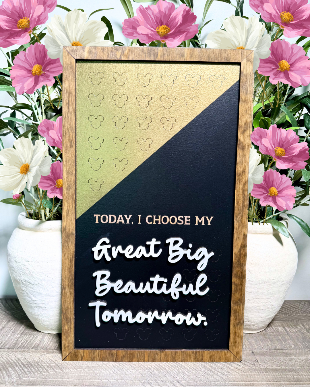 Great Big Beautiful Tomorrow | Affirmation Framed Sign