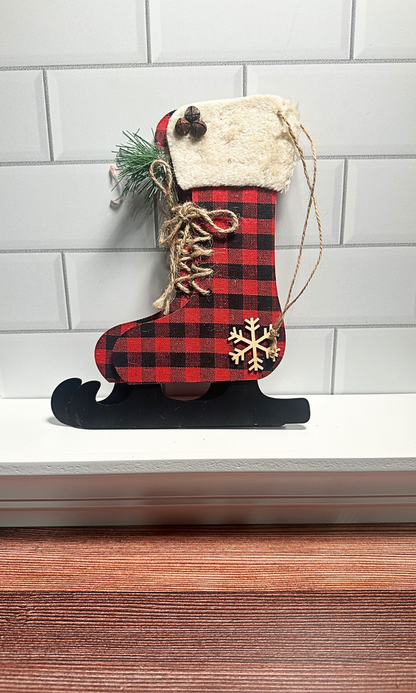 Lodge Skate Ornament