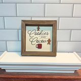 Cookies & Cocoa Dimensional Framed Sign
