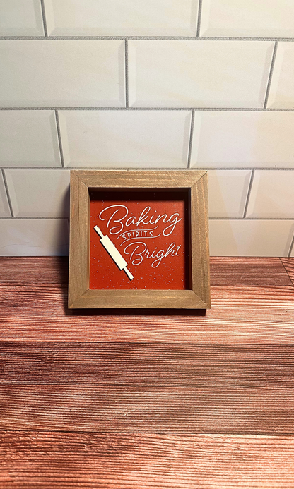 Magical Baking Spirits Bright Framed Sign
