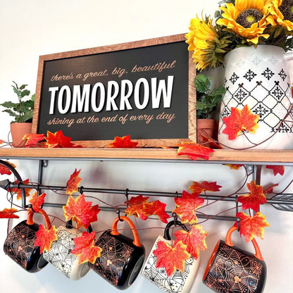 Great Big Beautiful Tomorrow Horizontal Park-Inspired Framed Sign