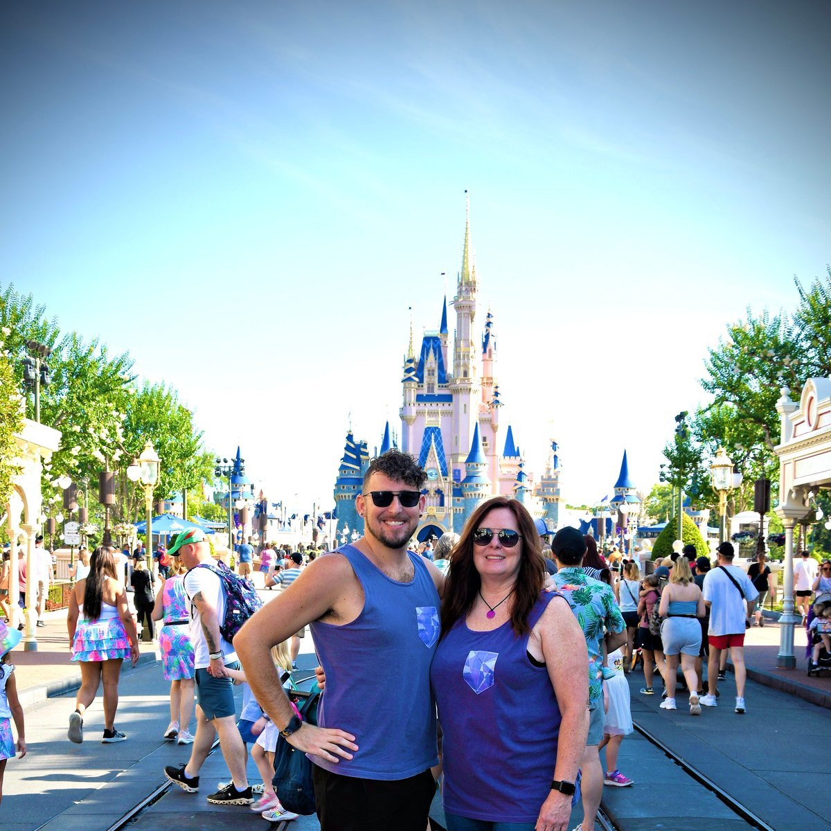 Justin and Brenda at the castle (square)