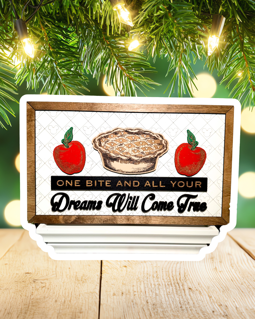 One Bite Park-Inspired Framed Sign