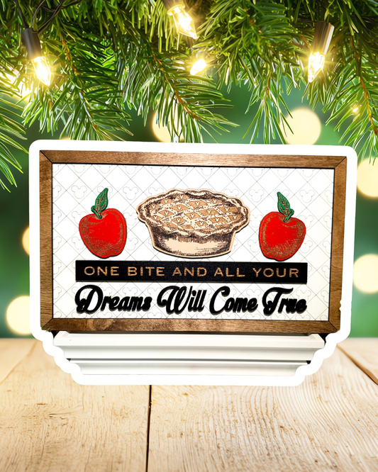 One Bite Park-Inspired Framed Sign