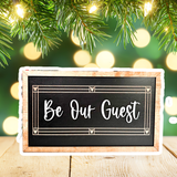 Be Our Guest | Tale As Old As Time Framed Sign - Handmade by JRW Design Co.