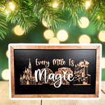 Every Mile Is Magic | Four Parks Skyline Framed Sign - Handmade by JRW Design Co.