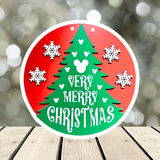 Very Merry Christmas Round