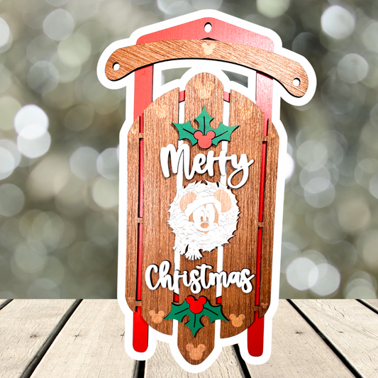Merry Christmas Sled