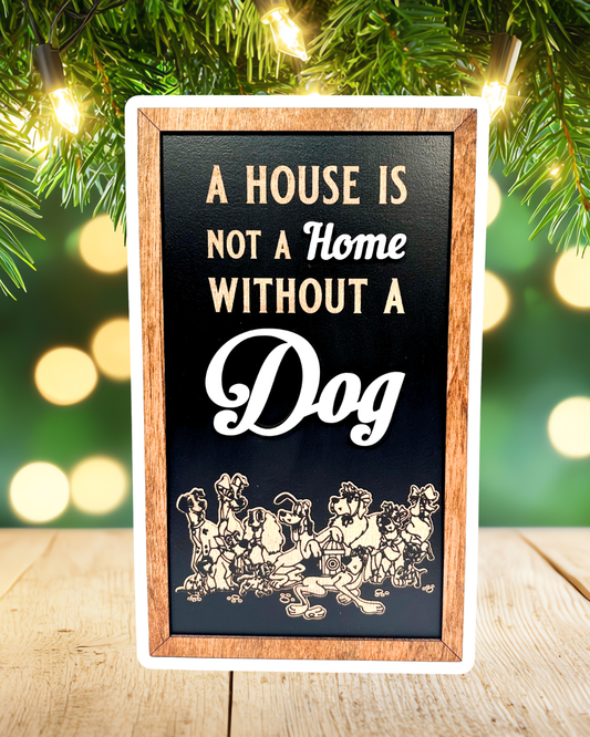 Dog Home Park-Inspired Framed Sign