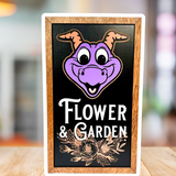 Flower & Garden | Purple Dragon Festival Framed Sign - Handmade by JRW Design Co.