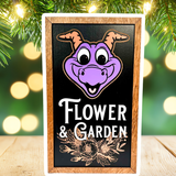Flower & Garden | Purple Dragon Festival Framed Sign - Handmade by JRW Design Co.