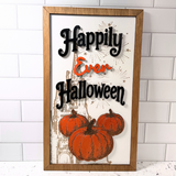 Happily Ever Halloween Park-Inspired Halloween Framed Sign