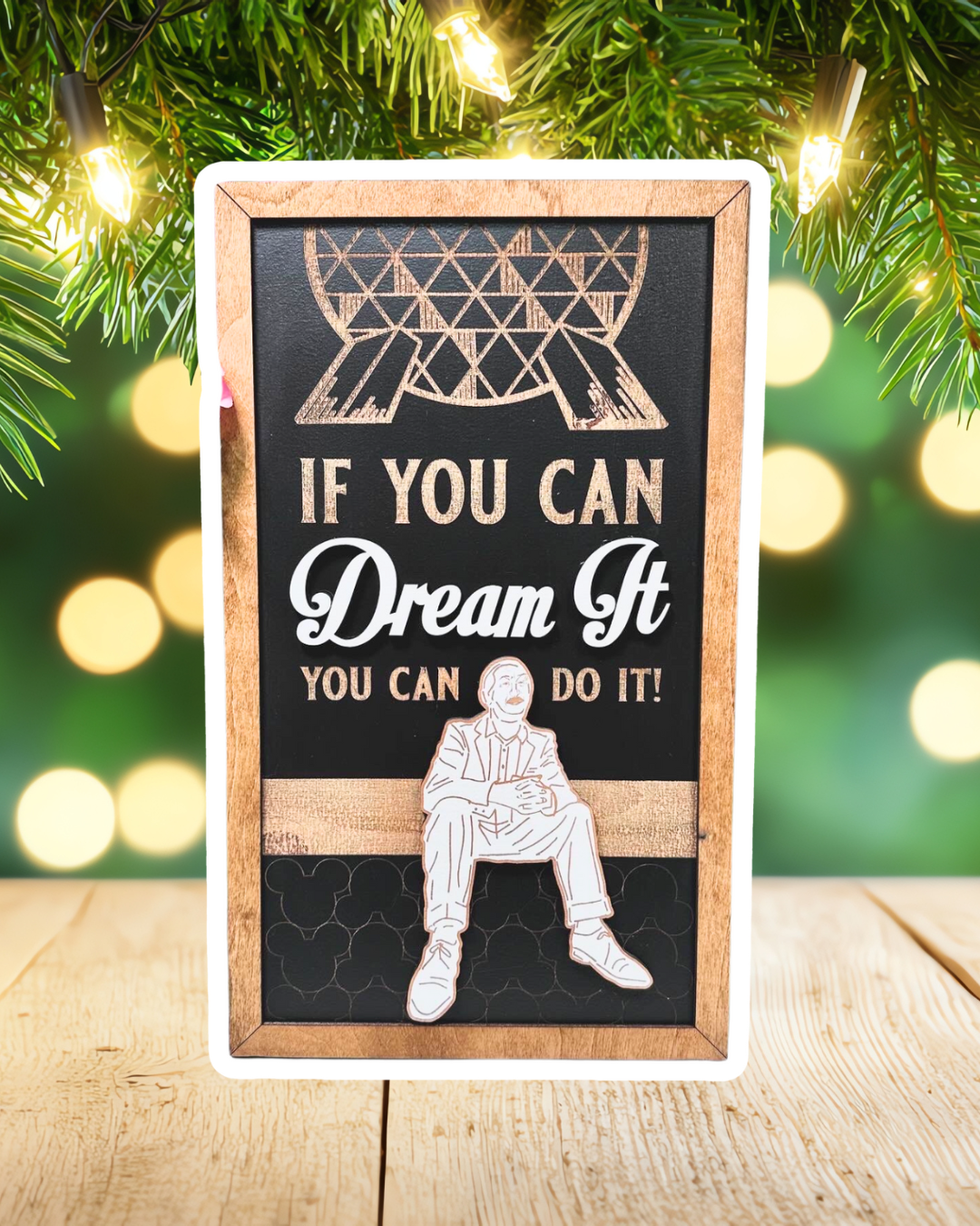 Dream It Park-Inspired Framed Sign