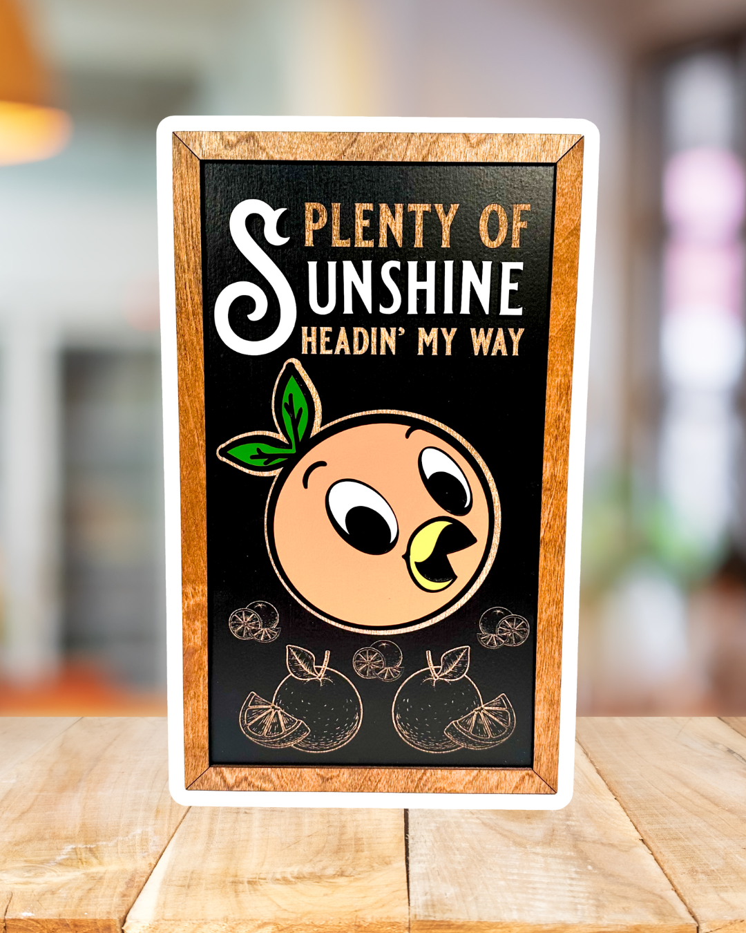 Plenty of Sunshine Park-Inspired Framed Sign