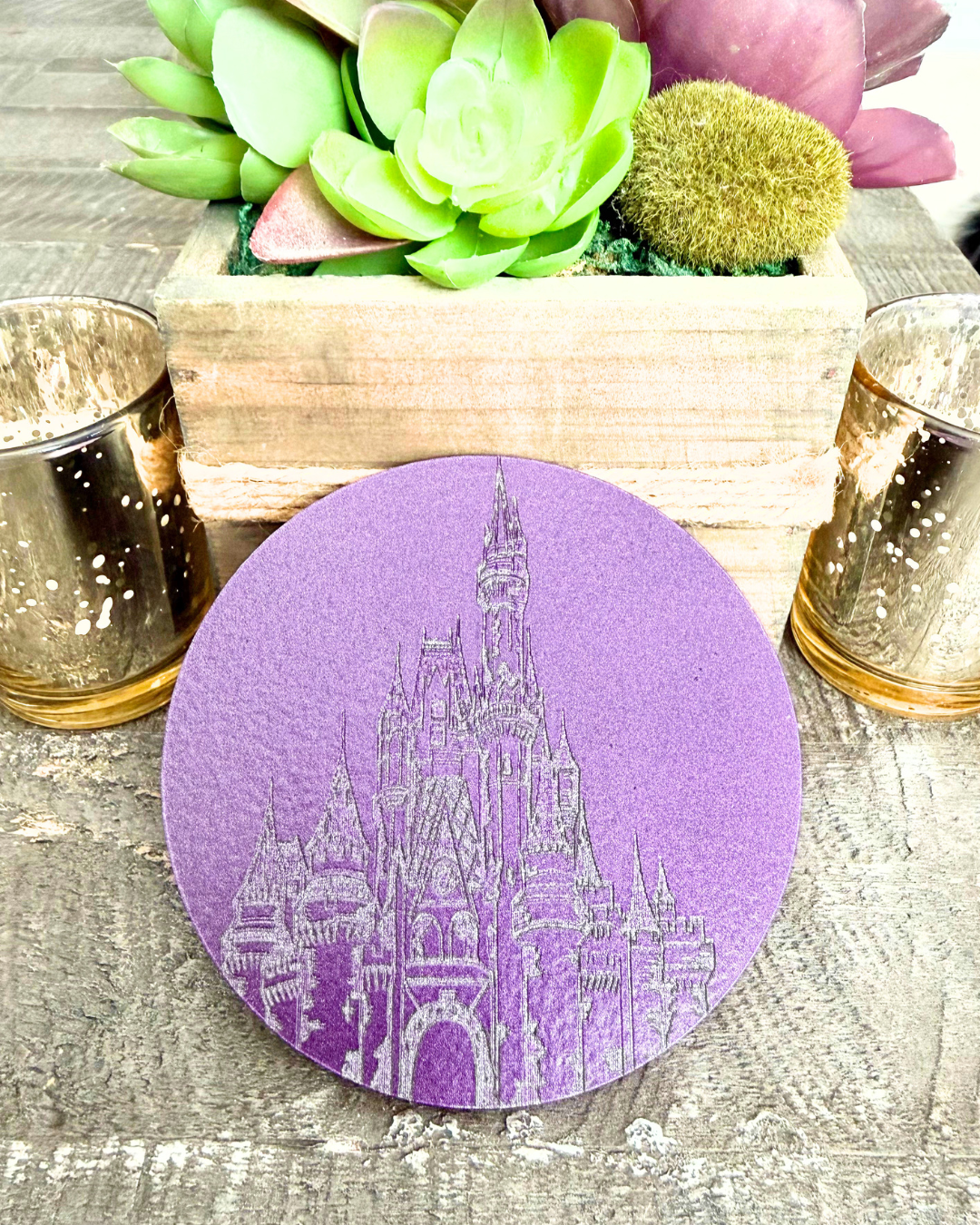 Purple Castle Coasters