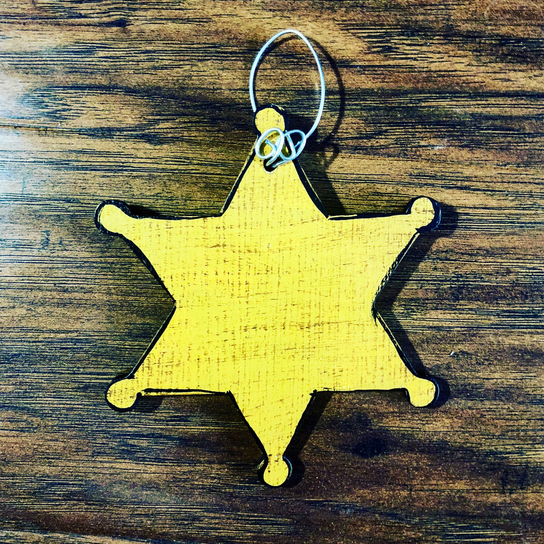 Sheriff Badge Ornament