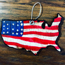 Load image into Gallery viewer, United States of America Flag Ornament
