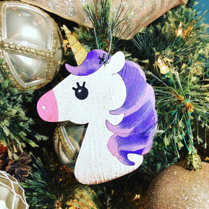 Unicorn Christmas Ornament
