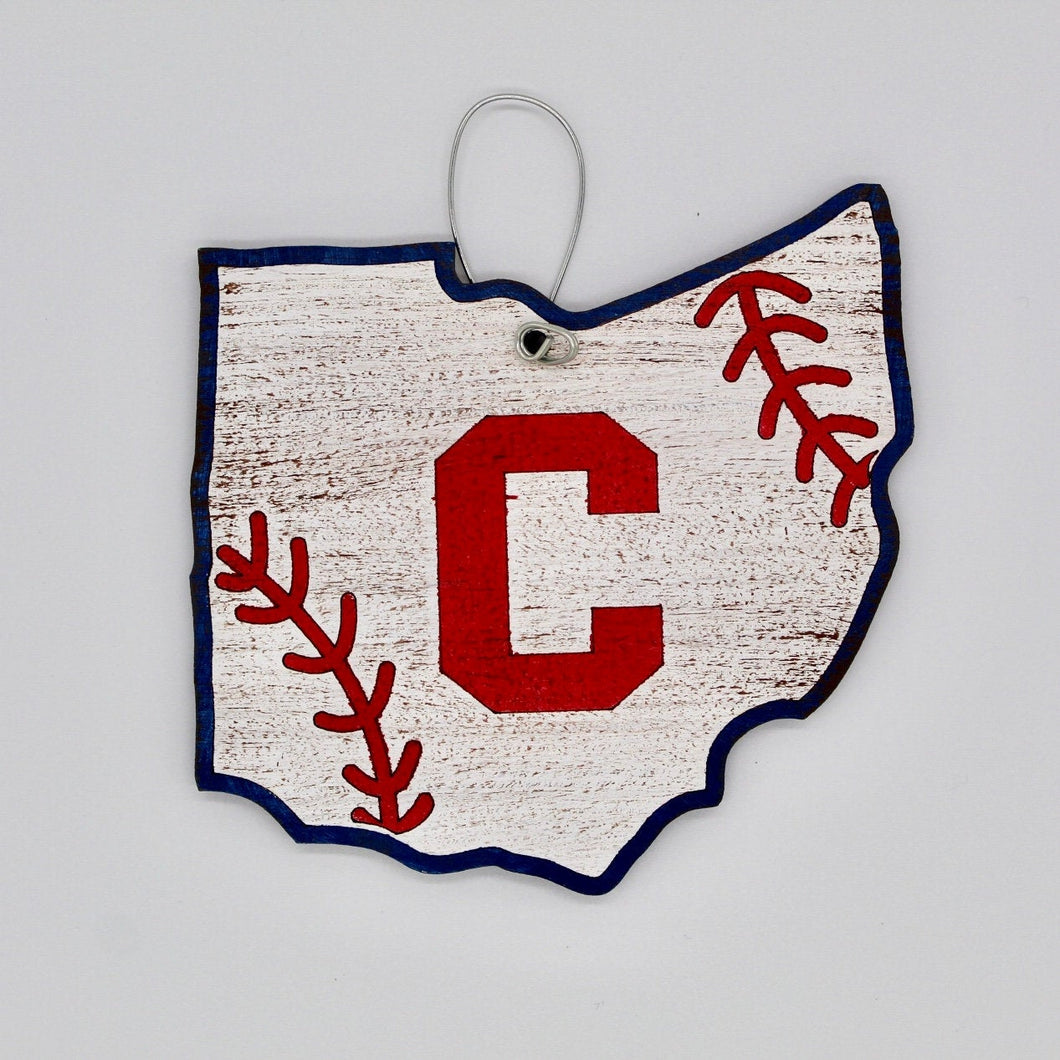 Cleveland Baseball Ornament
