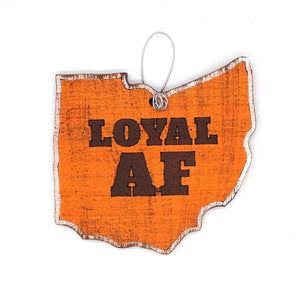 Loyal AF Cleveland Browns Ohio Christmas Ornament